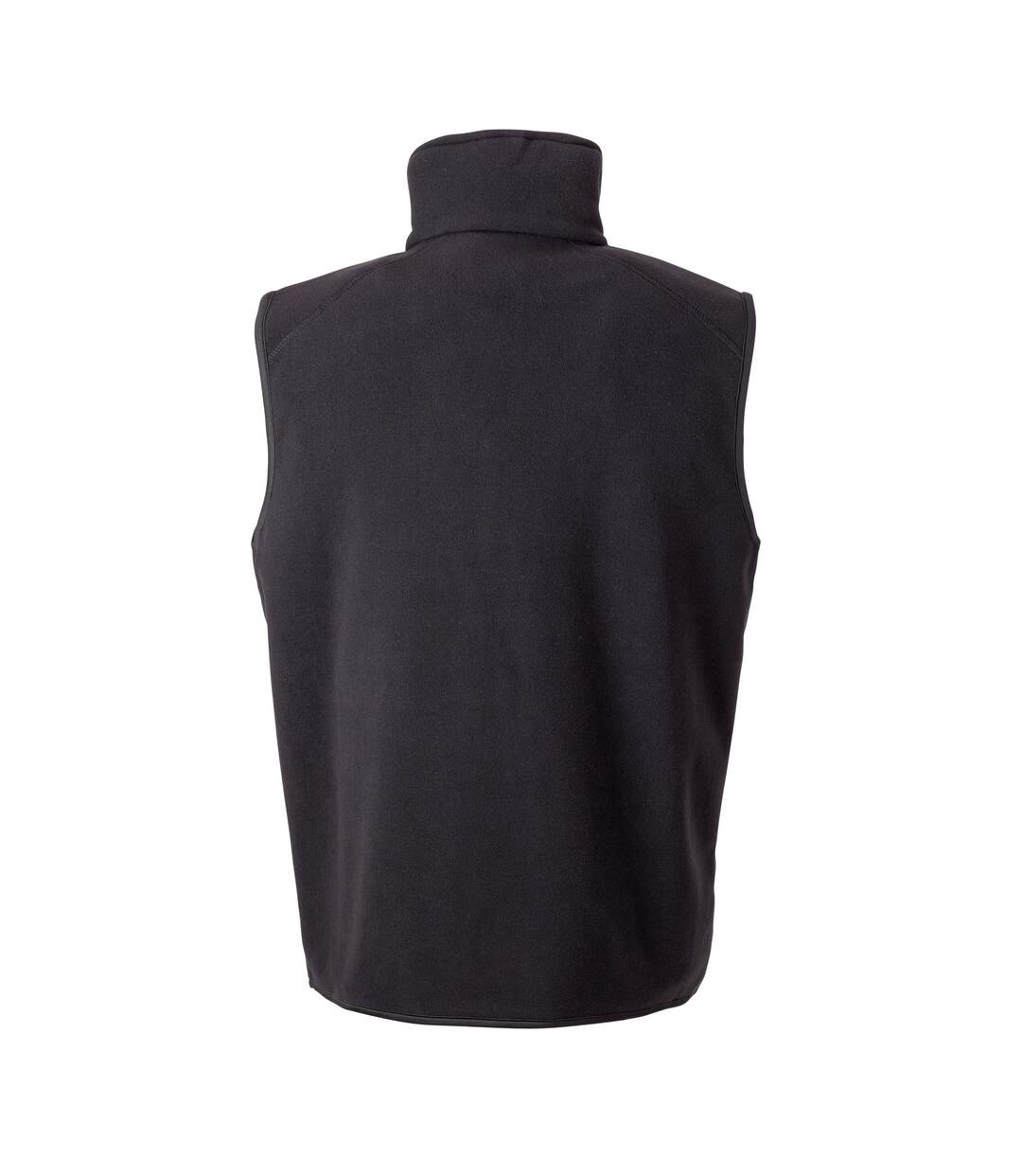 Unisex adult microfleece vest black Result Core