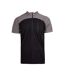 Polo gris/noir homme best mountain rando 100 - l-1