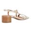 Womens/ladies Jaskell Low Block Heel Sandals Ecru Dune London-2
