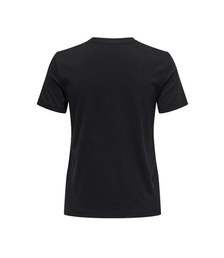 T-shirt Noir Femme Only Lima - L