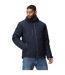Veste Imperméable Isolante À Capuche Navigate Homme Bleu Marine Gris Foncé Regatta-1