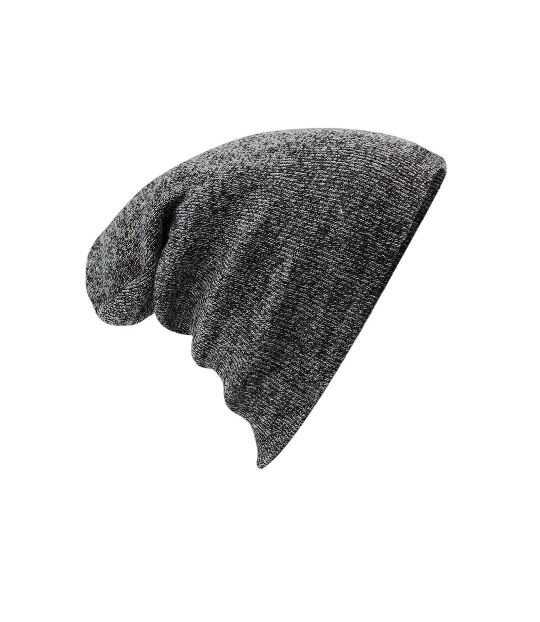 Unisex original cuffed beanie winter hat antique grey Beechfield-2
