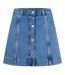 Womens/ladies Refibra Minimalist Denim Mini Skirt Mid Blue Timberland-2