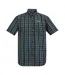 Chemise Manches Courtes Motif/style À Carreaux Mindano Homme Bleu Nuit À Carreaux Regatta-2