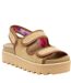 Womens/ladies balmy raffia sandals natural Rocket Dog-1