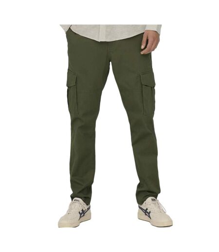 Pantalon cargo kaki homme only & sons dean - w29-l32
