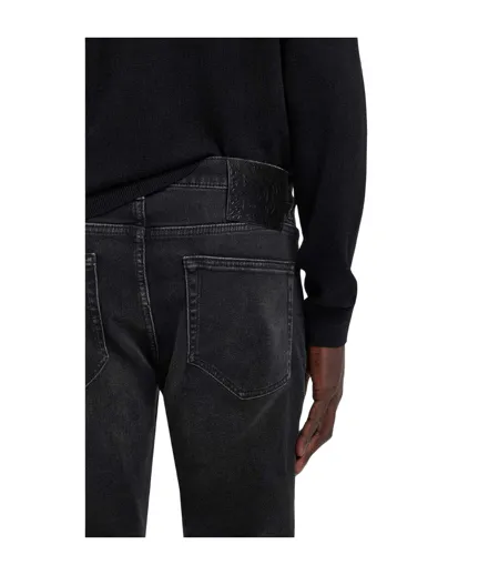 Mens 5 Pockets Skinny Jeans Black Hugo