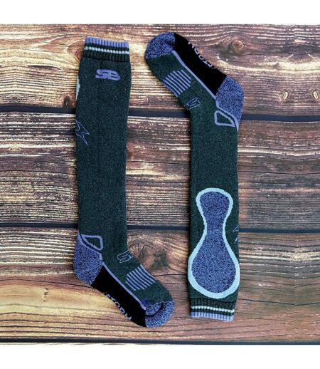 1 Pack Ladies Long Knee High Wool Thermal Equestrian Socks