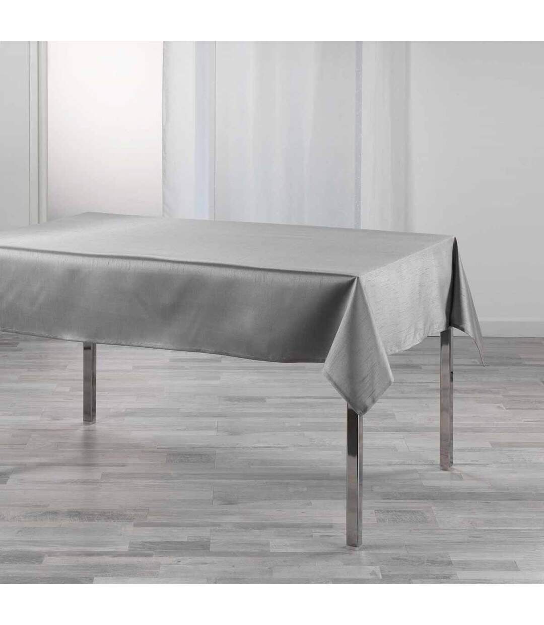 Nappe Rectangulaire Shana 150x240cm Gris Perle-1