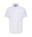 Mens James D555 Tall Short-sleeved Shirt White Duke-2