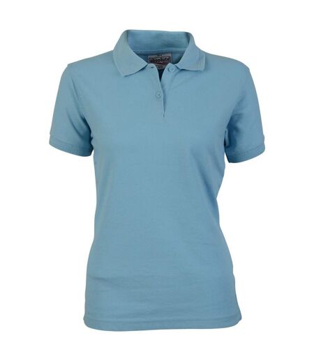 Polo Elegant Femme Bleu Clair Absolute Apparel