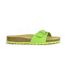 Sanosan Womens/Ladies Malaga Lacquered Sandals (Green/Brown) - UTBS3061