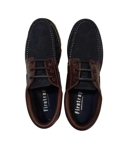 Chaussures Motif/style Classique Jose Homme Bleu Marine Marron Firetrap