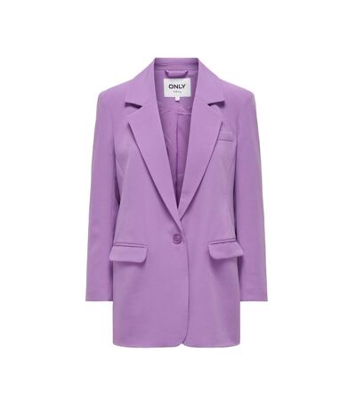 Blazer Long Violet Femme Only lana - 34