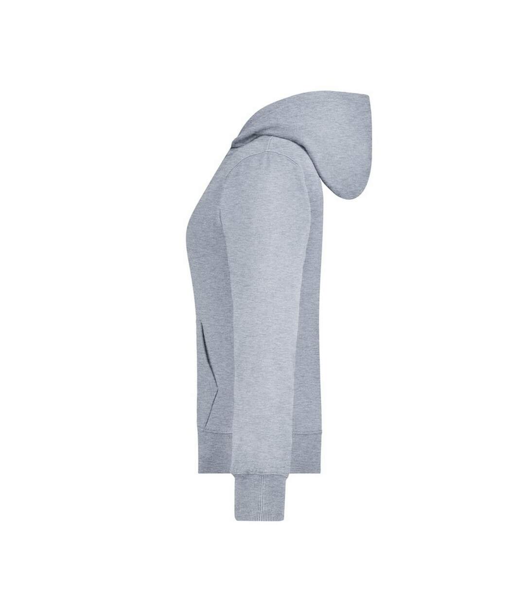 Veste À Capuche Femme Gris Chiné James And Nicholson-3