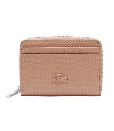 Portefeuille rose femme lacoste coin