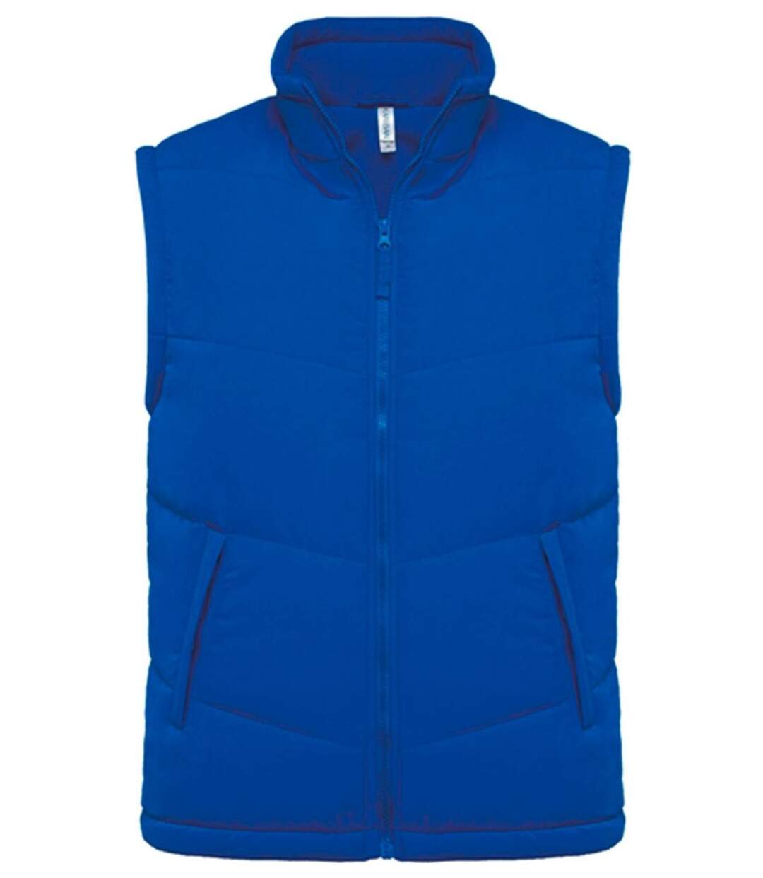 Veste sans manches doublée polaire - K6118 - bleu roi