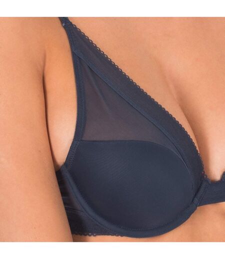 Women's bra with smooth cups and underwire F3649E