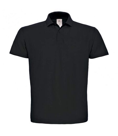 B&c Id.001 Polo À Manches Courtes Pour Hommes Noir B And C