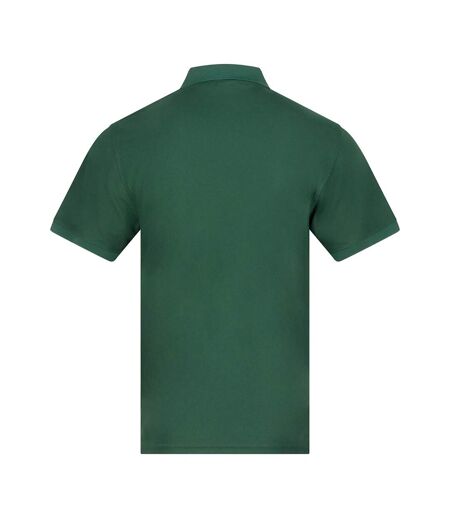 Mens Pro Moisture Wicking Polo Shirt Bottle Green PRO RTX