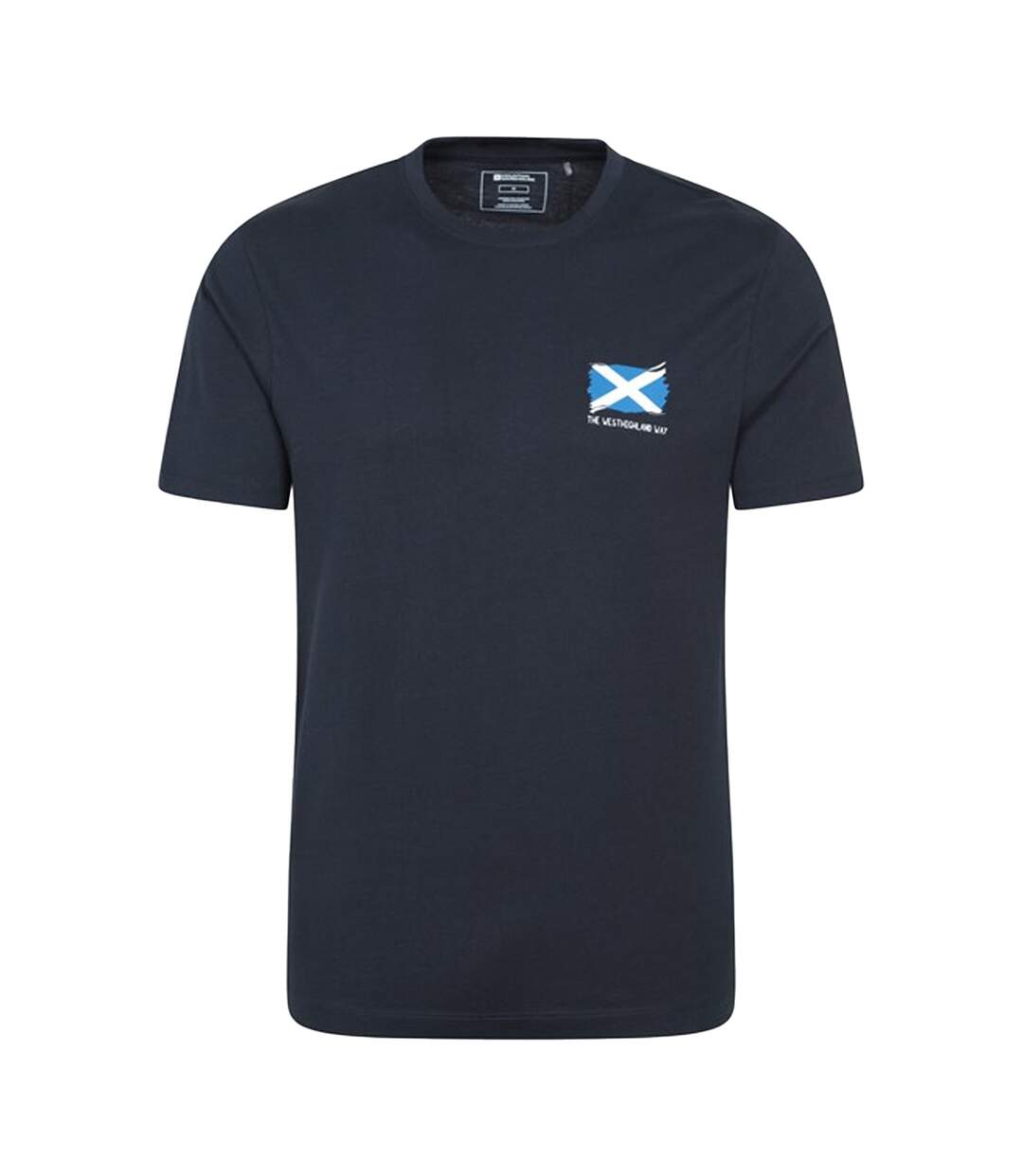 Mens west highlands short-sleeved t-shirt navy Mountain Warehouse-1