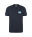 Mens west highlands short-sleeved t-shirt navy Mountain Warehouse-1