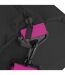 Petit Sac Polochon Taille Unique Noir Fuchsia Bagbase-3