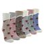 Sock Snob - 6 paires femme de chaussettes de lit épaisses et chaudes en laine-1