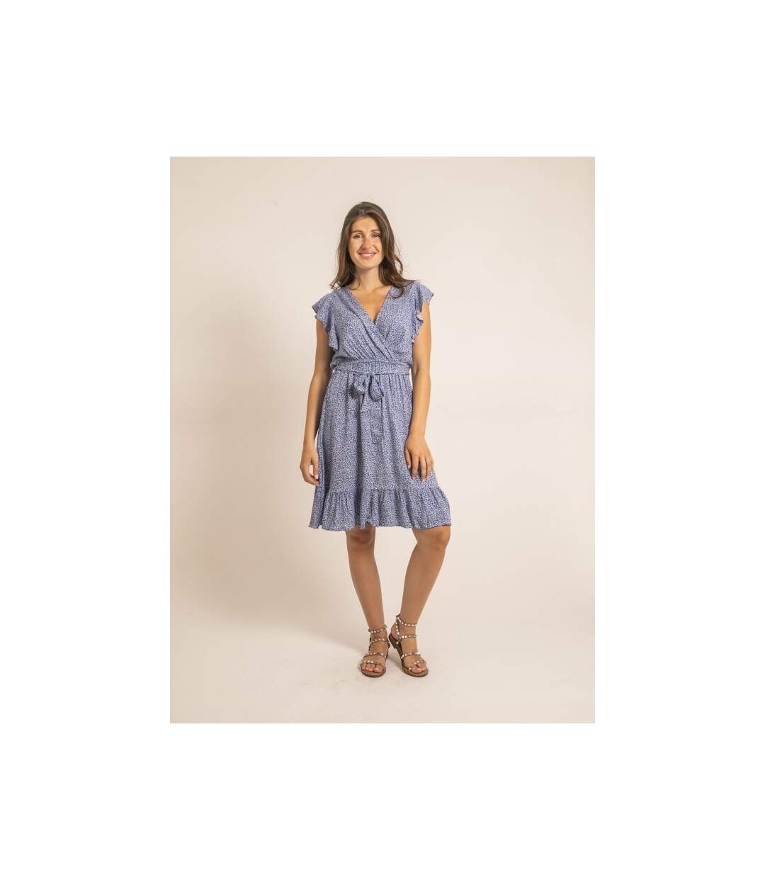 Robe courte motifs ILOFTI - Dona X Lisa-4