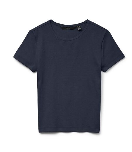 T-shirt marine femme vero moda chloe - l