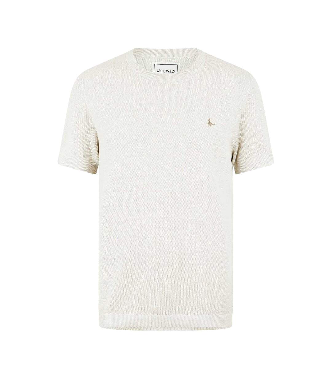 T-shirt Motif/style Brodé Homme Beige Jack Wills-2