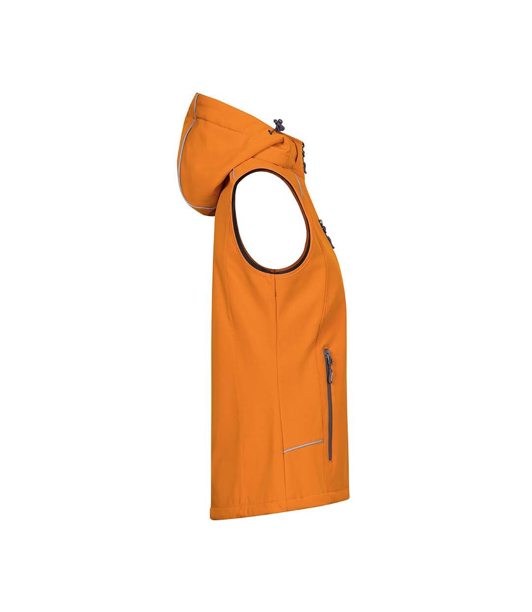 Veste Sans Manches Femme Orange Promodoro-3