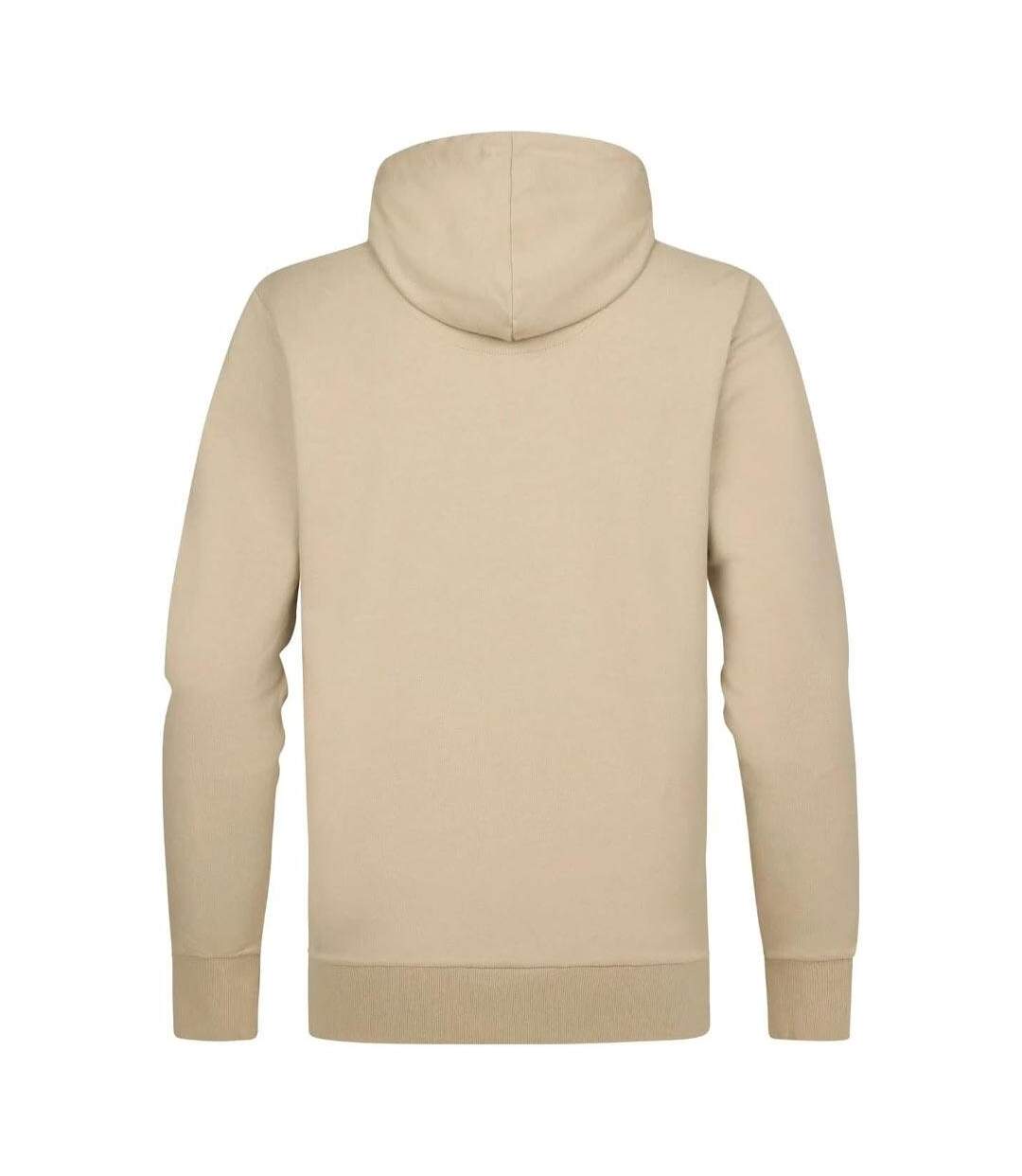 Sweat à capuche beige homme petrol industries sweater hooded-2