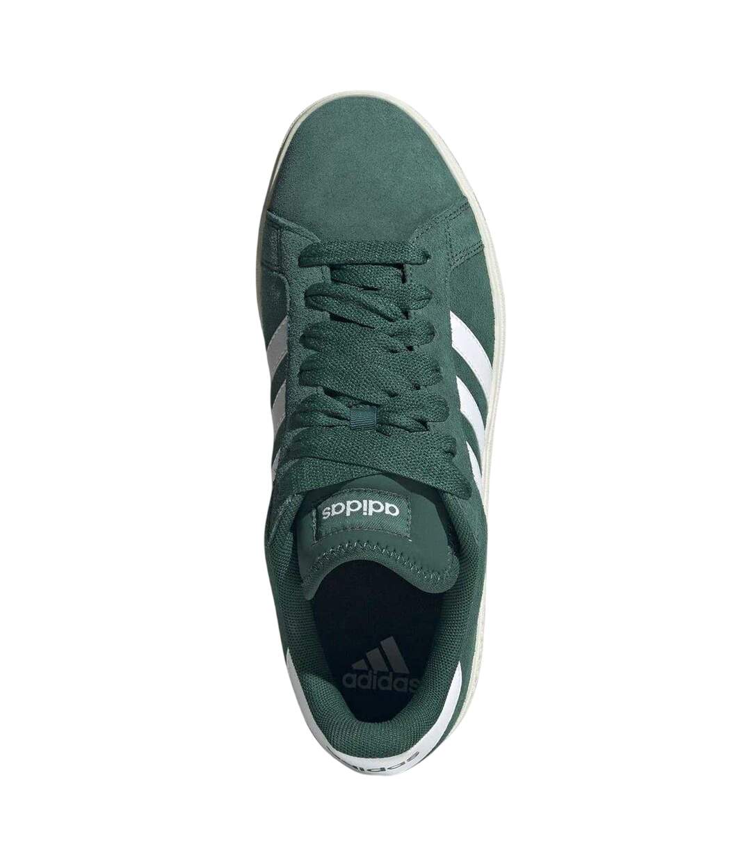 Baskets Motif/style 3 Rayures Grand Court Homme Vert Blanc Adidas-4