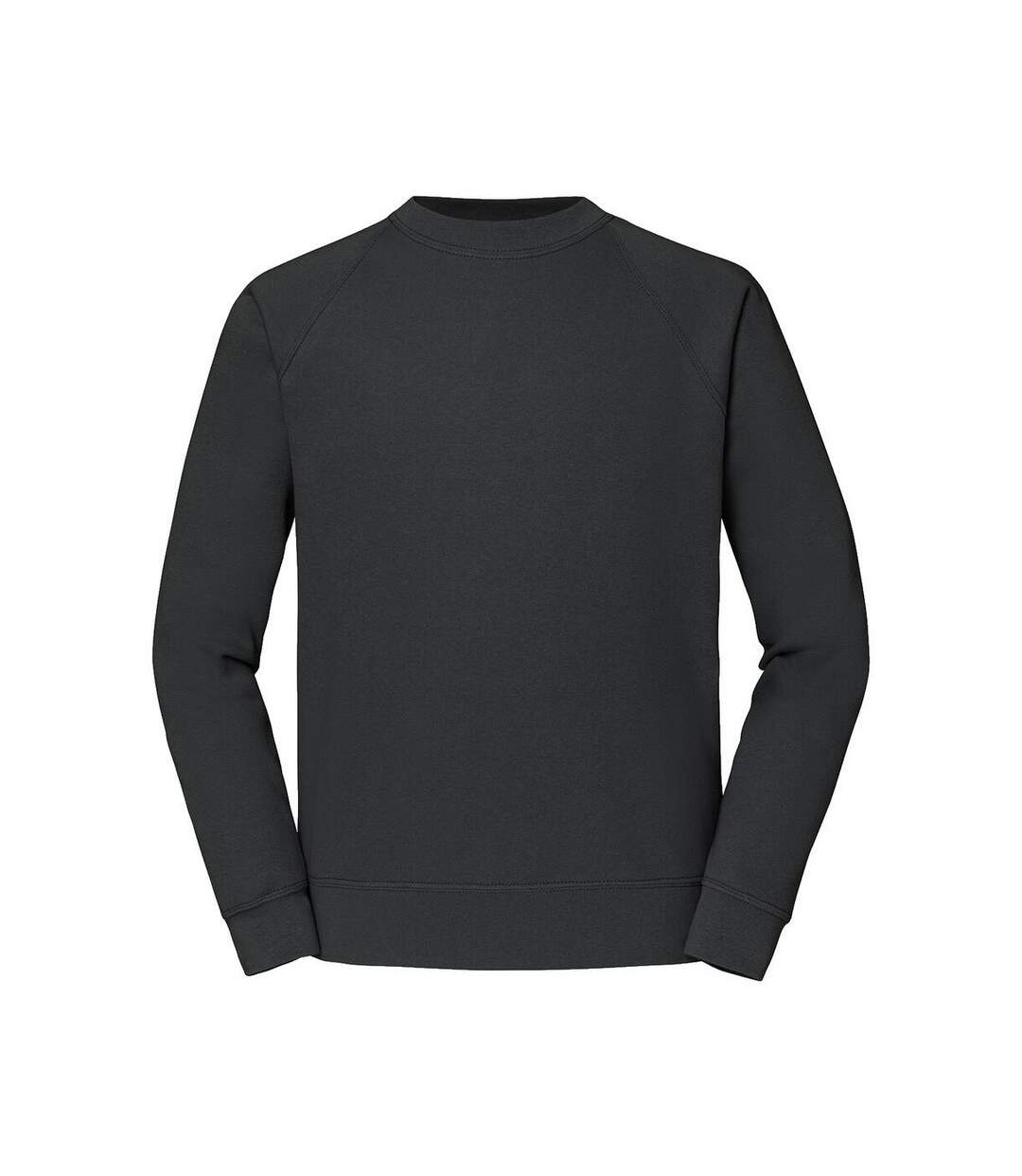 Mens Classic Raglan Sweatshirt Light Graphite Fruit Of The Loom-1