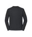 Mens Classic Raglan Sweatshirt Light Graphite Fruit Of The Loom-1