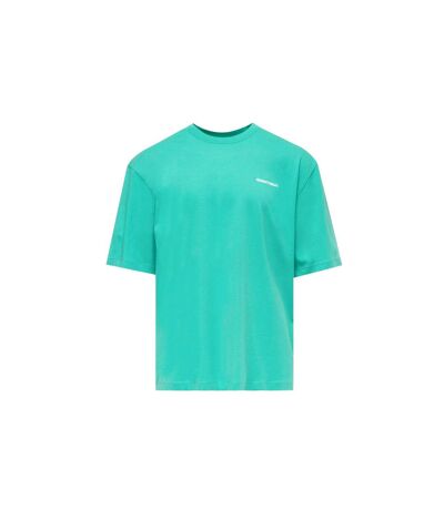 Hype T-shirt oversize unisexe adulte Continu8 (Vert océan) - UTHY6402