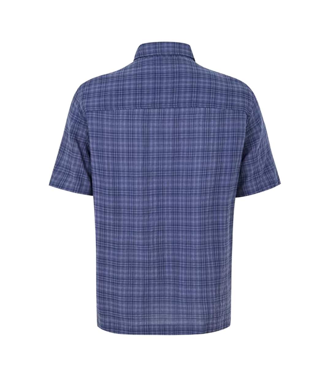 Mens Checked Pocket Shirt Indigo Jack Wills-3