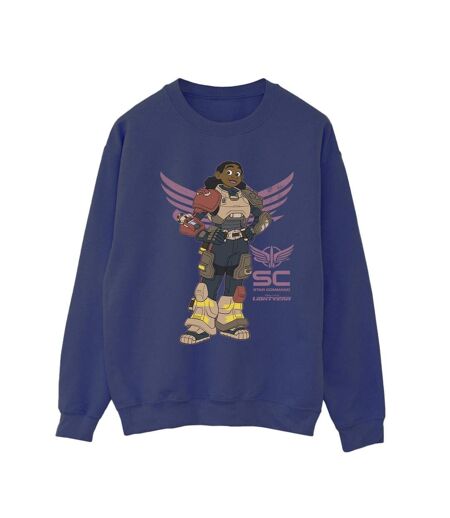 Disney Sweatshirt Lightyear Izzy Star Command - Femmes/Dames (Bleu marine) - UTBI25194