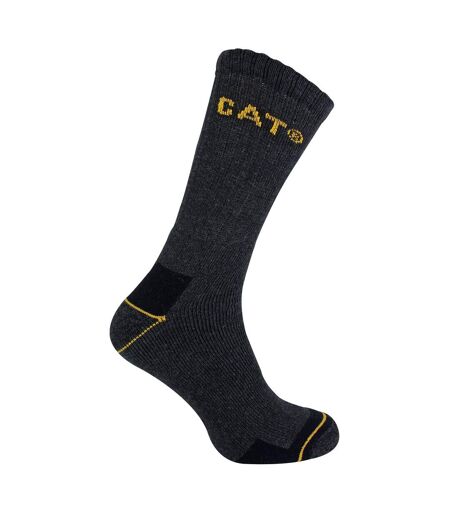 Mens 3 Pack Real Work Socks with Cushioned Heel & Toe