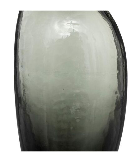Soliflore en Verre Design Irrégulier 19cm Gris