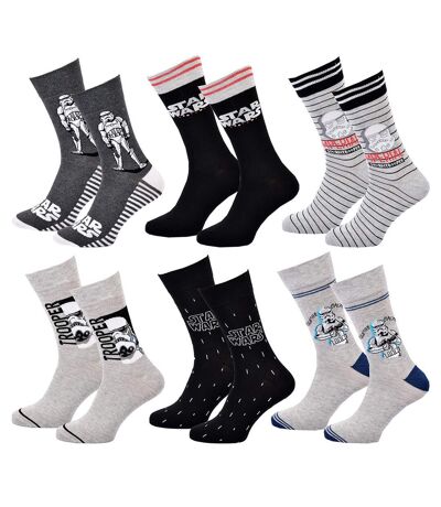 Chaussettes Star Wars Pack de 6 Paires Stormtrooper