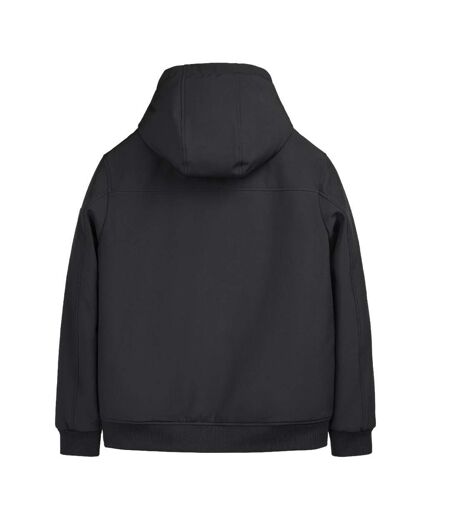 Blouson noir homme teddy smith samy