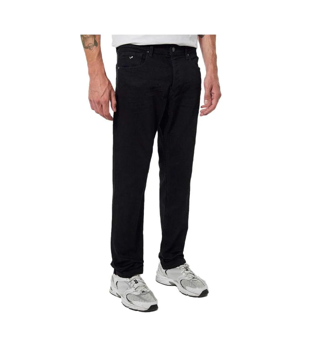 Jean slim noir homme kaporal dattt-1