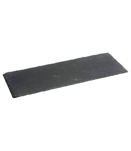Lot de 6 Assiettes Longues Ardoise 30cm Gris