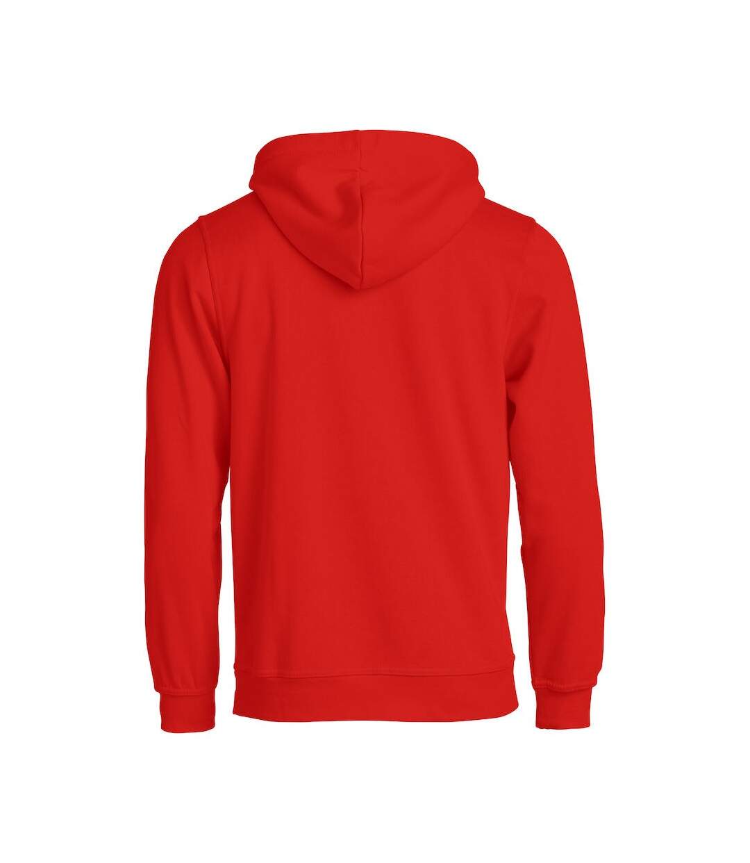 Sweat à capuche basic adulte rouge Clique