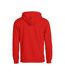 Clique Unisex Adult Basic Hoodie (Red)