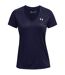 T-shirt Motif/style À Nœud Femme Bleu Nuit Under Armour-1
