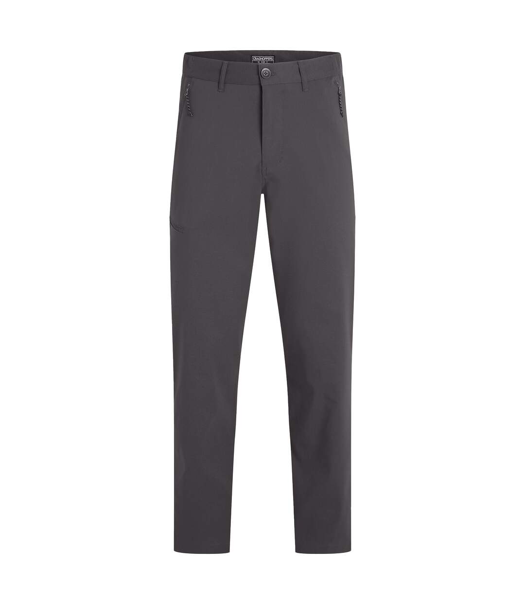 Pantalon Léger Et Uni À Taille Mi-haute Semi-élastiquée Kiwi Pro Homme Anthracite Craghoppers-3
