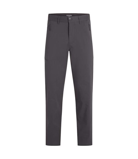 Pantalon Léger Et Uni À Taille Mi-haute Semi-élastiquée Kiwi Pro Homme Anthracite Craghoppers